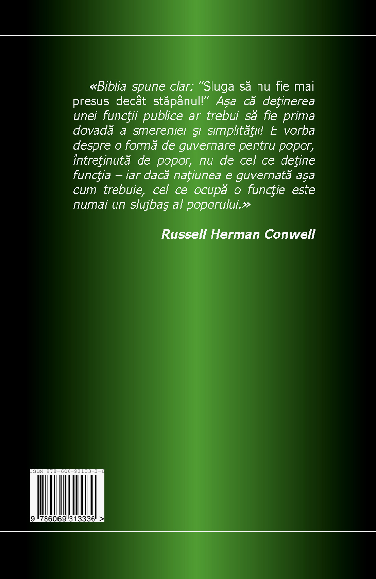 Carte Puterea de a renaste autor Russell H. Conwell editura Pavcon