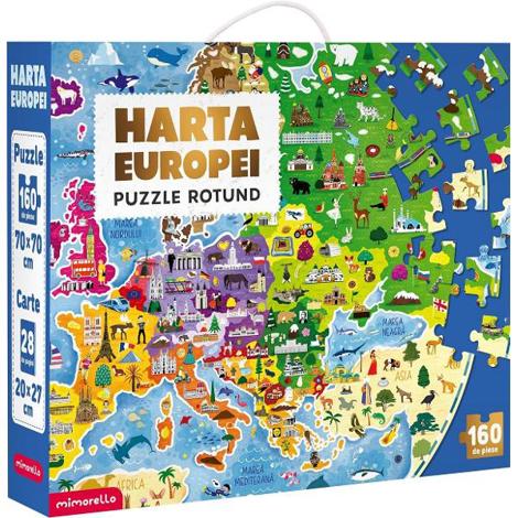 Carte Puzzle 160: Harta Europei editura Kreativ