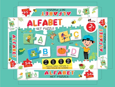Carte Puzzle 54. Alfabet editura Aramis