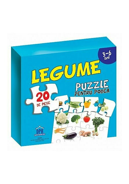 Carte Puzzle pentru podea - Legume - 3-6 Ani editura Didactica Publishing House