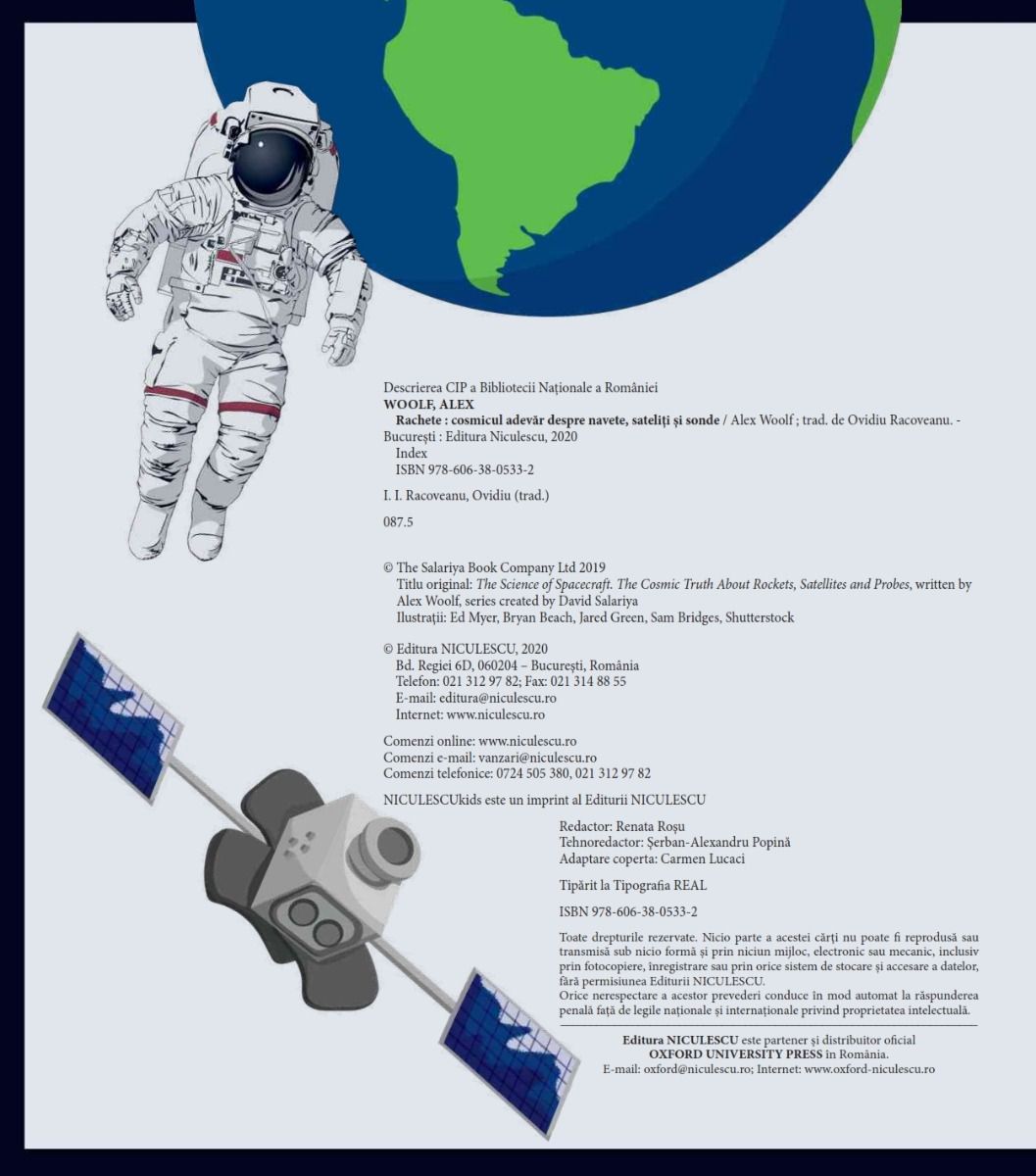 Carte Rachete autor Alex Woolf editura Niculescu