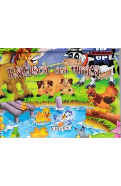 Carte Ratusca cea urata.  Pop-up editura Hans Christian Andersen