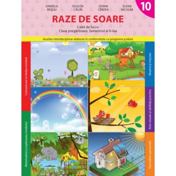 Carte Raze de soare clasa pregatitoare caiet Sem 2 - Daniela Besliu