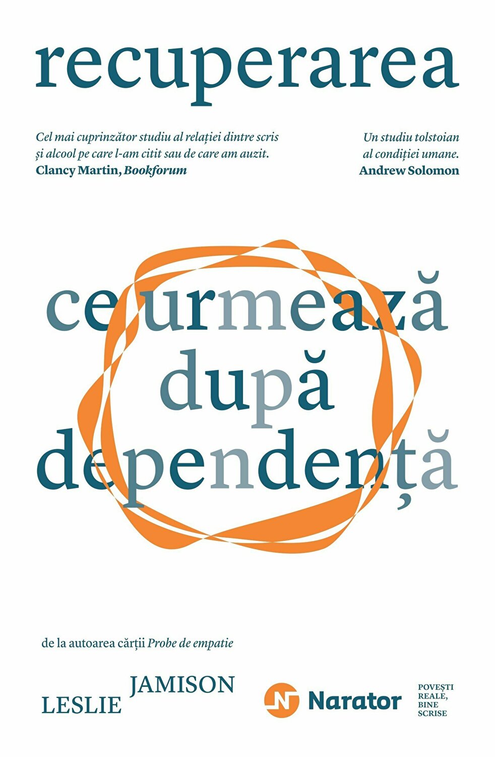 Carte Recuperarea autor Leslie Jamison editura Publica