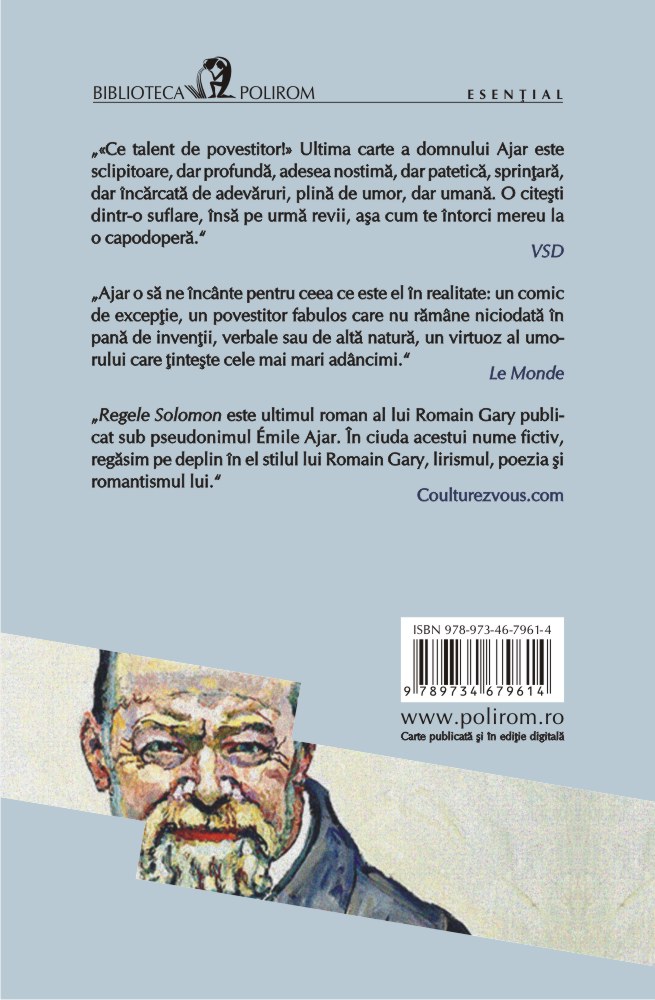 Carte Regele Solomon autor Romain Gary editura Polirom