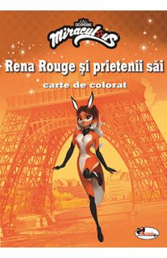 Carte Rena Rouge si prietenii sai. Carte de colorat editura -