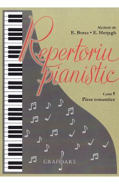 Carte Repertoriu pianistic. Caietul 5: Piese romantice editura Autor Anonim