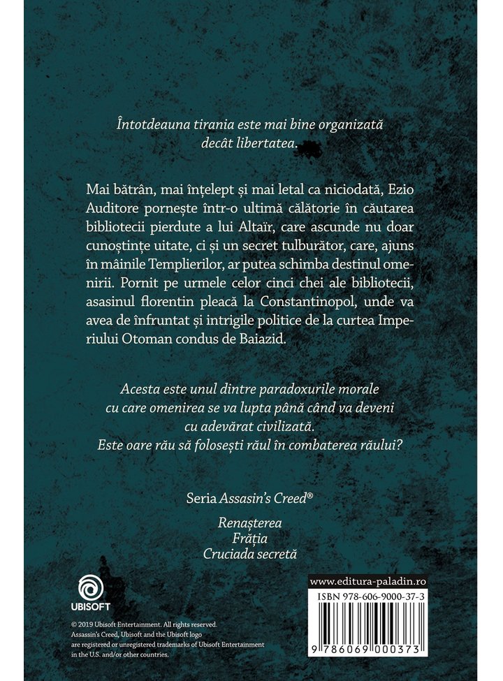 Carte Revelatii autor Oliver Bowden editura Paladin