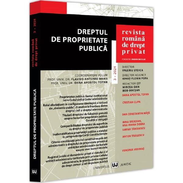 Carte Revista Romana de Drept Privat Nr.3 din 2024