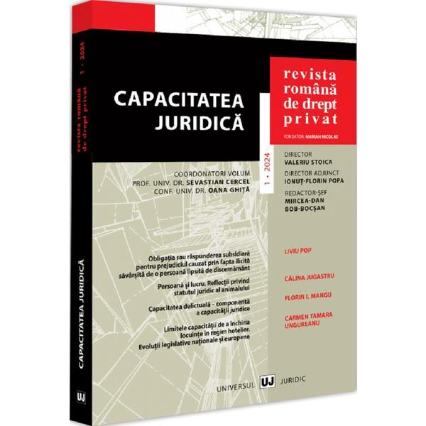 Carte Revista Romana de Drept Privat nr.1 din 2024