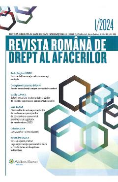 Carte Revista Romana de drept al afacerilor Nr.1/2024 editura -