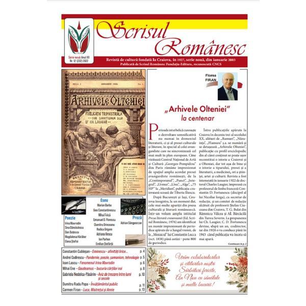 Carte Revista Scrisul Romanesc Nr.12 din 2022
