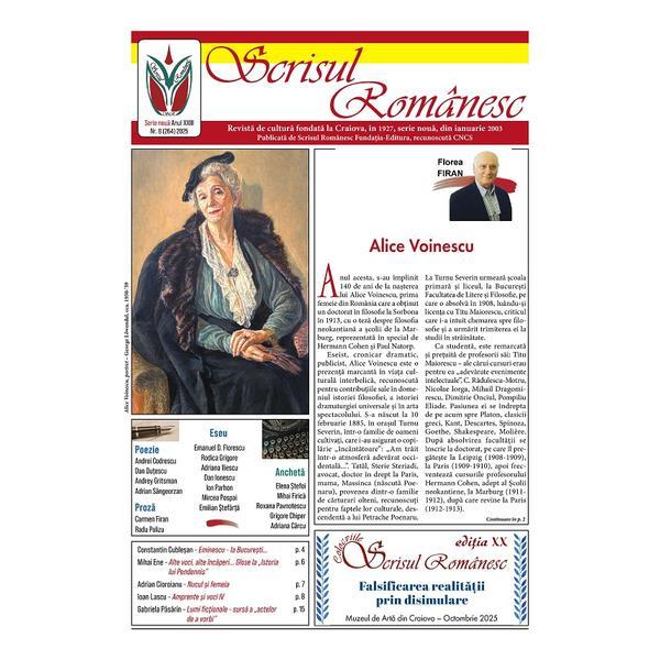 Carte Revista Scrisul Romanesc Nr.8 din 2025