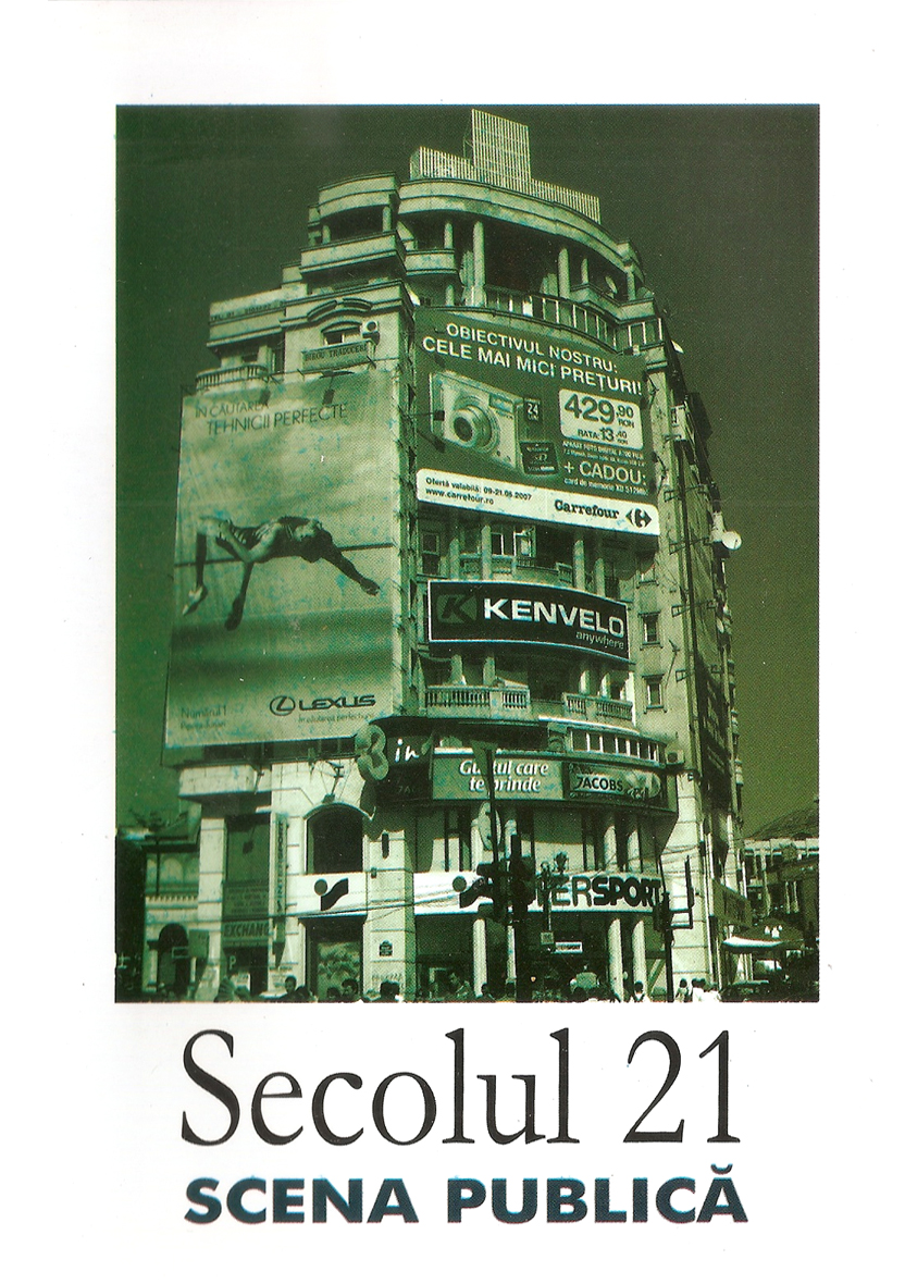 Carte Revista Secolul 21 - Scena publica   editura Fundatia Culturala Secolul 21