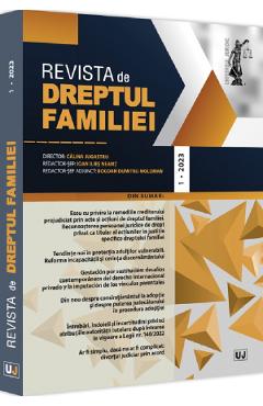 Carte Revista de Dreptul Familiei nr.1/2023 editura -