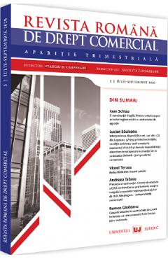 Carte Revista romana de drept comercial Nr.3 Iulie-Septembrie 2020 editura -