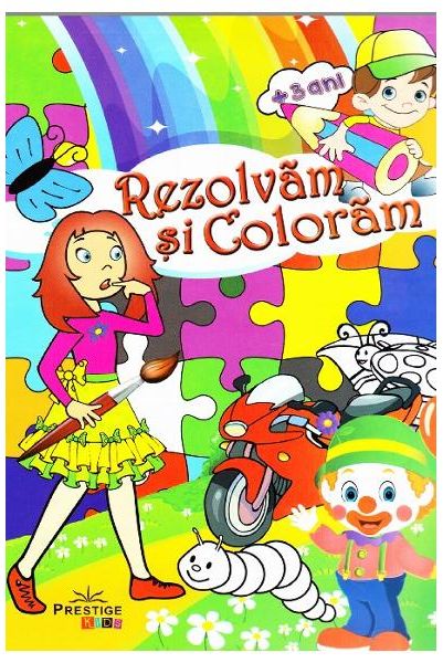 Carte Rezolvam si coloram   editura Prestige