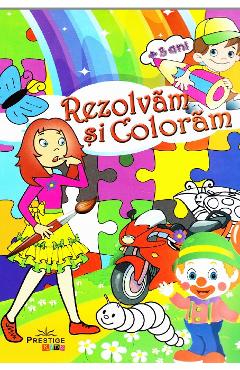 Carte Rezolvam si coloram 3 ani+ editura -