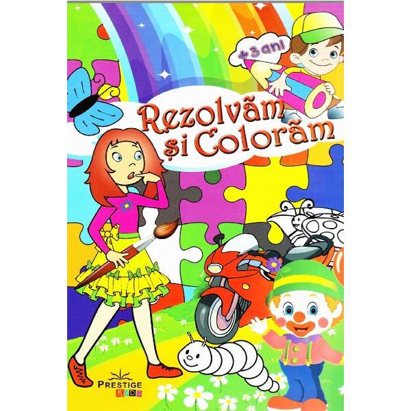 Carte Rezolvam si coloram 3 ani+
