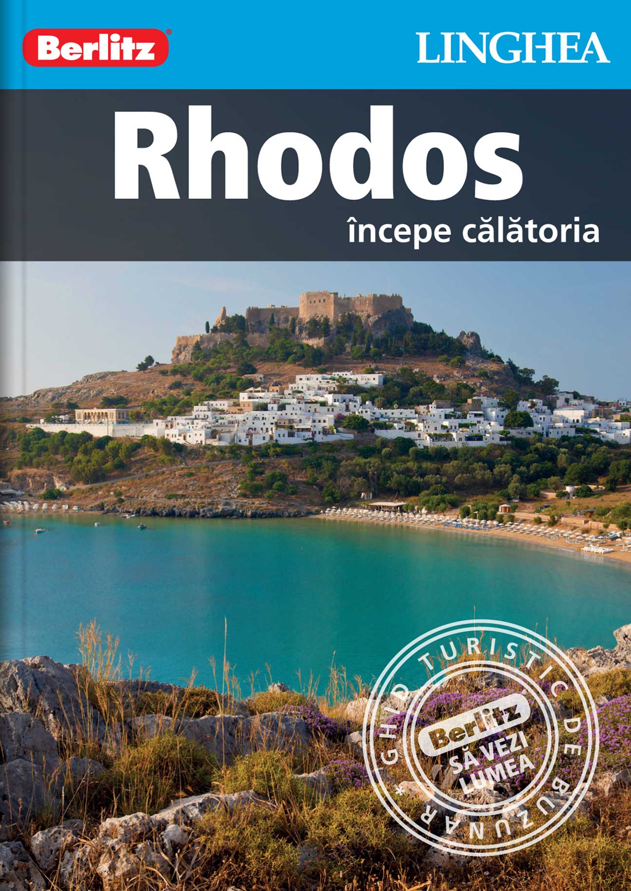 Carte Rhodos - ghid turistic Berlitz   editura Linghea