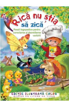 Carte Rica nu stia sa zica editura -