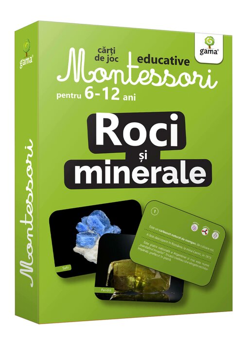 Carte Roci si minerale editura Gama
