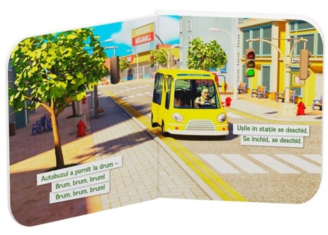 Carte Roțile autobuzului editura Gama