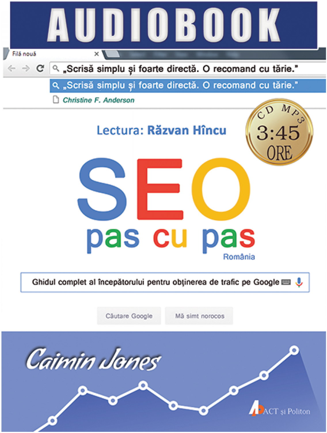 Carte SEO pas cu pas autor Caimin Jones editura Caimin Jones