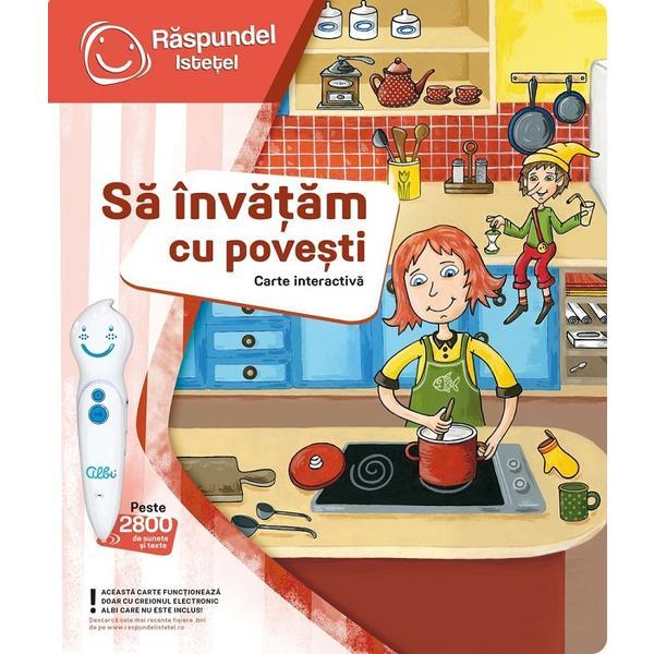 Carte Sa Invatam Cu Povesti - Carte Interactiva Raspundel Istetel