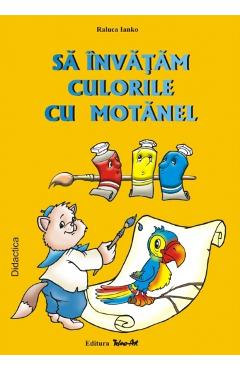 Carte Sa invatam culorile cu Motanel - Raluca Inako editura Raluca Inako