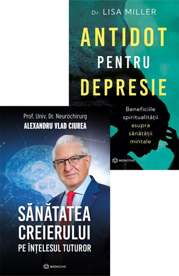 Carte Sănătatea creierului pe înțelesul tuturor + Antidot pentru depresie editura Bookzone