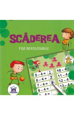 Carte Scaderea. Scrie si sterge. Fise refolosibile editura -