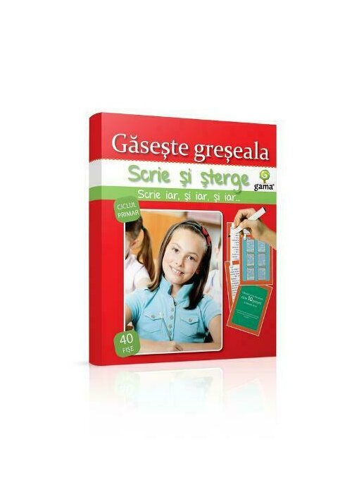 Carte Scrie si sterge - Gaseste greseala editura Gama