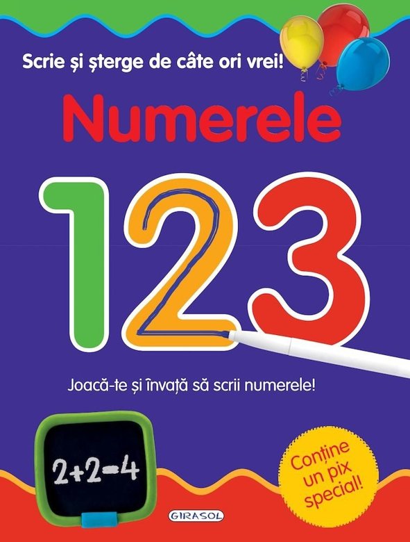 Carte Scrie si sterge de cate ori vrei! Numerele   editura Girasol