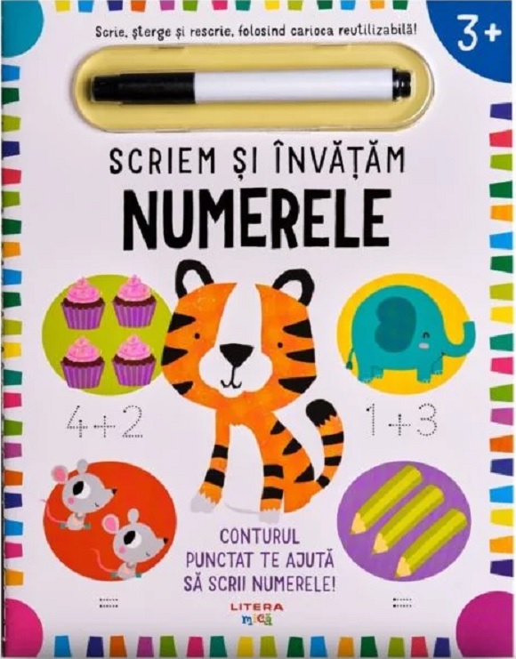 Carte Scriem si invatam. Numerele   editura Litera