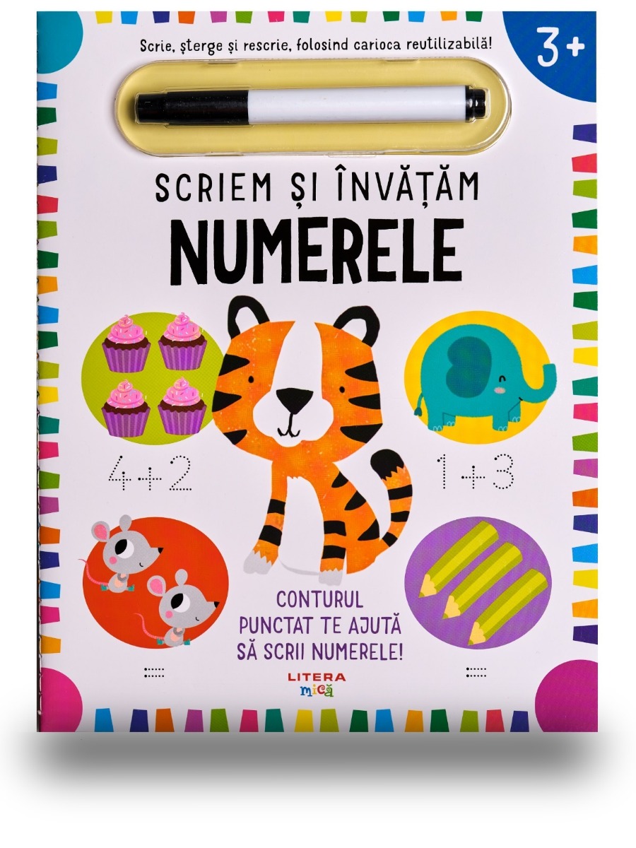 Carte Scriem si invatam. Numerele editura Litera