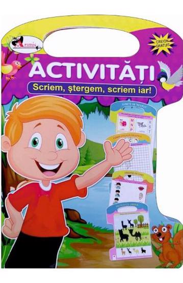 Carte Scriem stergem scriem iar! - activitati editura Aramis