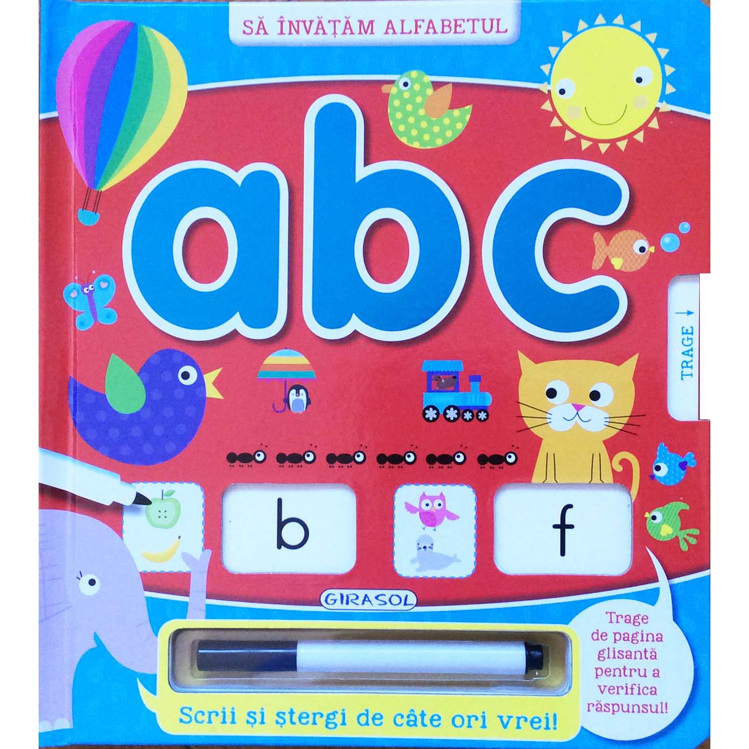 Carte Scrii si stergi - Abc   editura Girasol