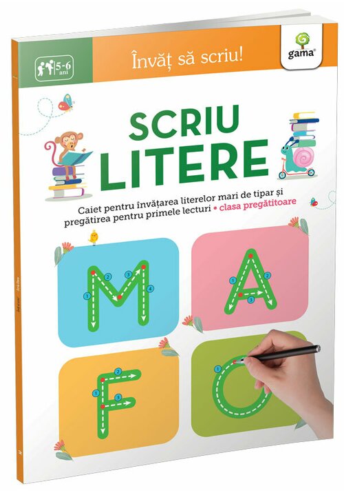 Carte Scriu litere editura Gama