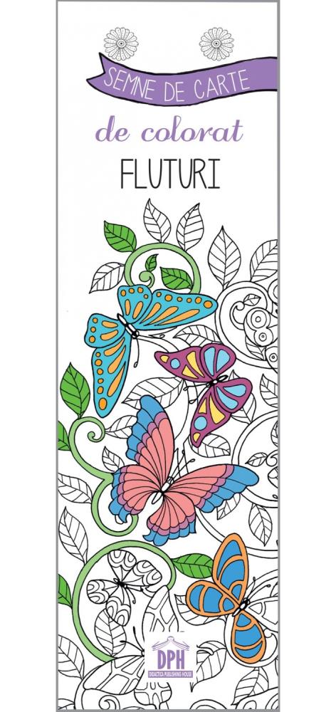 Carte Semne de carte de colorat - Fluturi editura DPH