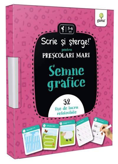 Carte Semne grafice - Scrie si sterge! editura Gama