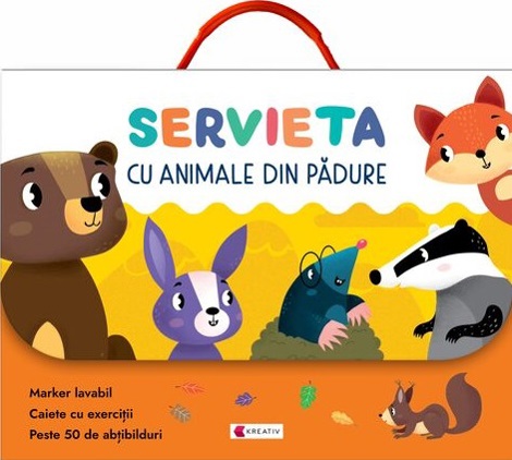 Carte Servieta cu animale din pădure editura Kreativ