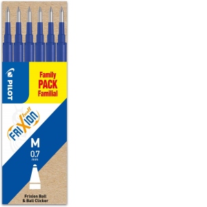 Carte Set 6 rezerve albastre Pilot Frixion 0.7 mm