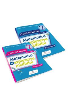 Carte Set caiet matematica si explorarea mediului - Clasa 2 - Partea I + Partea II - Iliana Dumitrescu