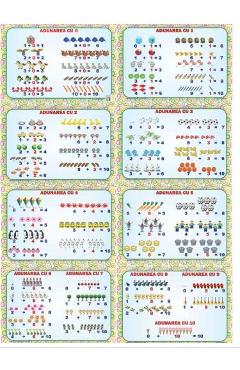 Carte Set planse Adunarea cu 0-10 (8 planse) editura -