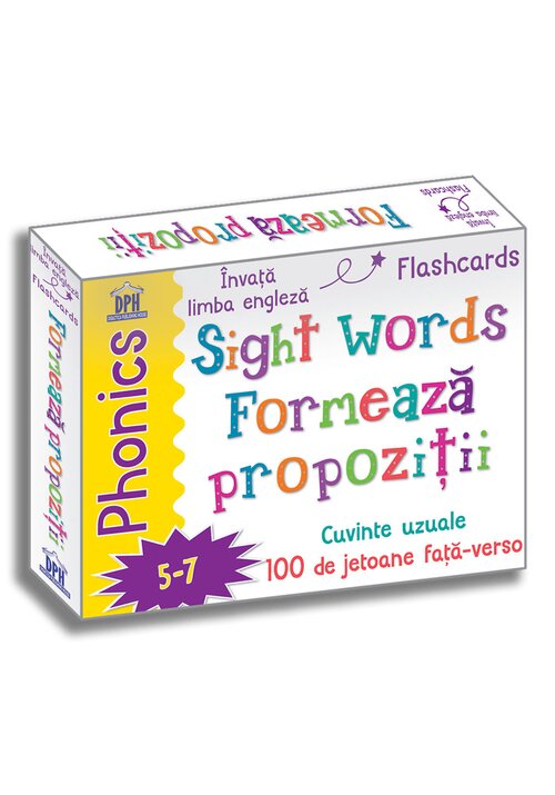 Carte Sight words - Formeaza propozitii - Jetoane Limba Engleza editura Didactica Publishing House