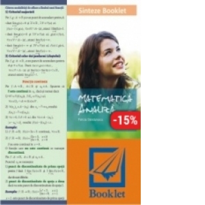 Carte Sinteze Booklet - Matematica. Analiza
