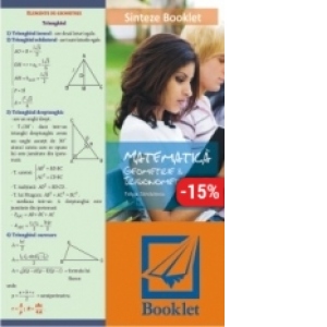 Carte Sinteze Booklet - Matematica. Geometrie si Trigonometrie