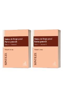 Carte Sinteze de Drept penal. Partea generala Vol.1 + Vol.2 Ed.5 - Mihail Udroiu editura Mihail Udroiu
