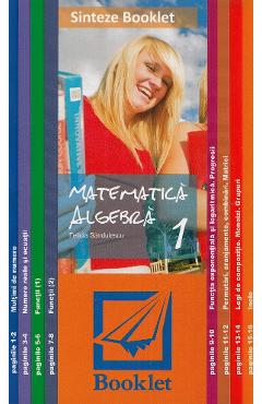 Carte Sinteze. Matematica 1: Algebra - Felicia Sandulescu editura Felicia Sandulescu